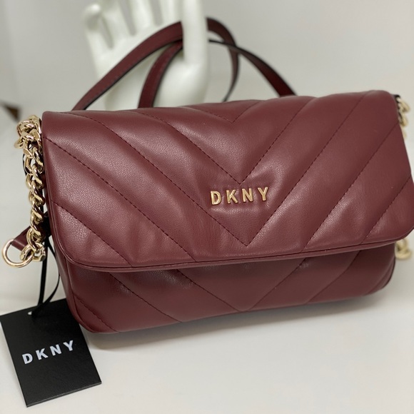 Dkny Bags Dkny Veronica Chain Leather Quilted Crossbodynwt Poshmark